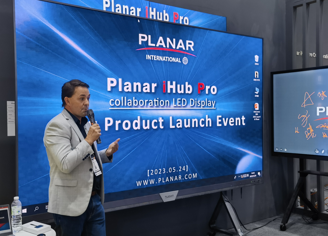 InfoComm Asia | bg大游Planar全球首发第四代Micro LED智能一体机