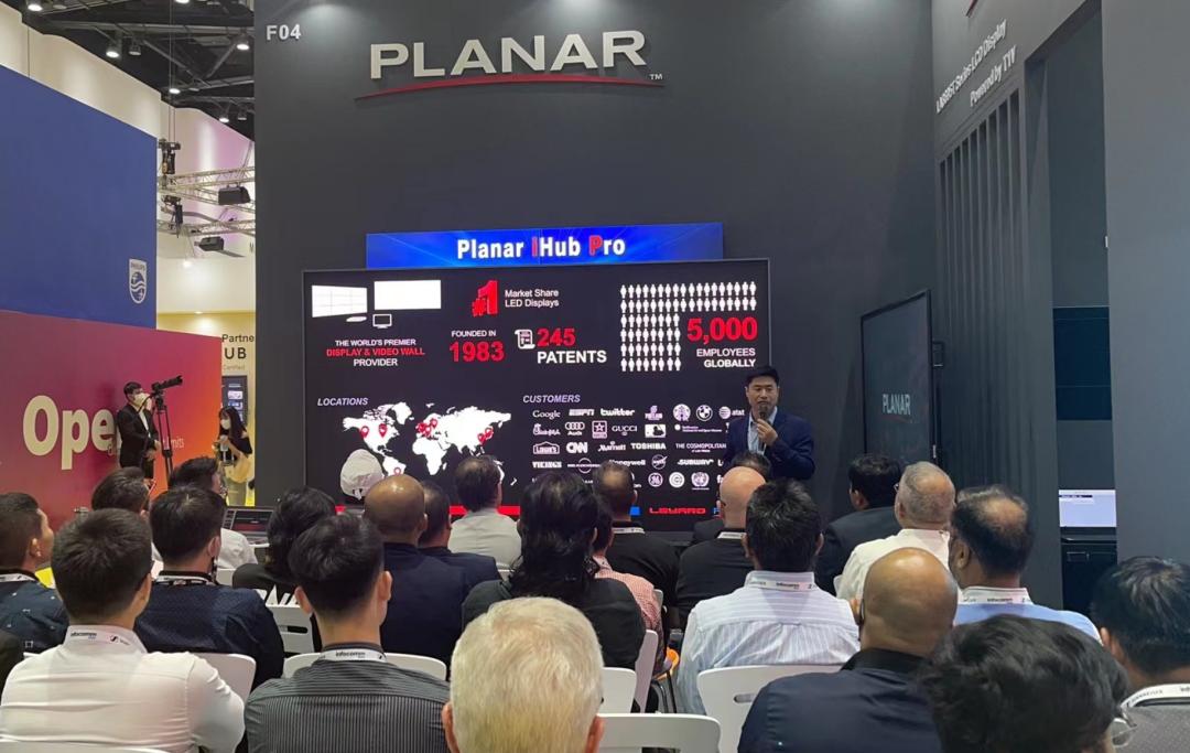 InfoComm Asia | bg大游Planar全球首发第四代Micro LED智能一体机